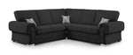 Verona Fullback Sofa - Black Large Corner - 240 x 240 CM