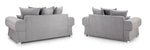 Verona Scatterback Sofa - Grey 3+2 Set - 193 x 169 CM