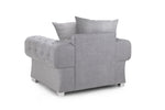 Verona Scatterback Sofa - Grey Armchair - 113 CM