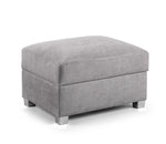 Verona Footstool - Grey - 75 CM