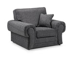 Brandon Sofa - Grey Armchair - 113 CM