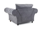 Richmond Fullback Sofa - Grey Armchair - 145 CM
