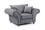 Richmond Fullback Sofa - Grey Armchair - 145 CM