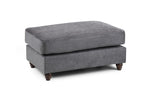 Richmond Footstool - Grey - 100 CM