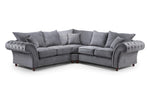 Richmond Fullback Sofa - Grey Large Corner - 270 x 270 CM