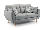 Zinc Sofa - Grey 2 Seater - 153 CM
