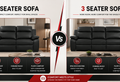 2 seater and 3 seater