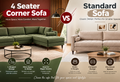 4 Seater Corner Sofa vs Standard Sofa