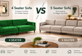 4 Seater vs 5 Seater Sofa