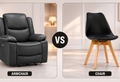 Armchair vs chair