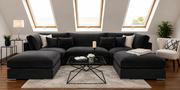 Black Sofa Set