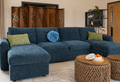 Blue sofa