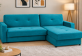 Blue Sofa Bed