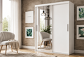 Ruby 120cm Sliding Door Wardrobe White