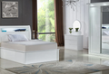 Rosy White High Gloss Bedroom Set
