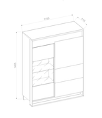 Quant QA-06 Display Cabinet 110cm