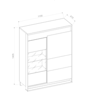 Quant QA-06 Display Cabinet 110cm