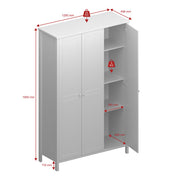 Tromso 3 Door Robe Grey