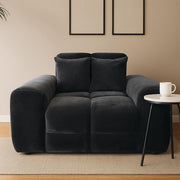 Tokyo Black Fabric Armchair