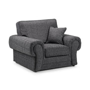 Wilcot Grey Fabric Armchair