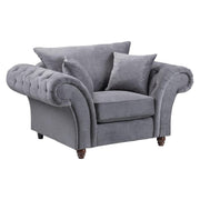 Windsor Fullback Grey Armchair