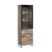 Plank Tall Display Cabinet 60cm