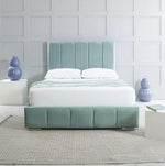 Penelope Green Fabric Bed - 4ft Small Double 