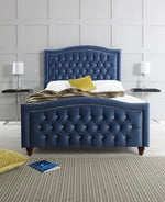 Brooke Fabric Chesterfield Bed - 6ft Super King Size 
