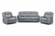Florida Electric Recliner Sofa | Grey 3+1+1 Set | 223 x 105 x 105 CM