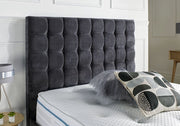 Kendra Dark Grey Fabric Bed - 6ft Super King Size 