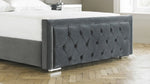 Sheringham Grey Fabric Bed - 6ft Super King Size 