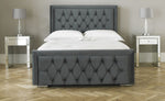 Sheringham Grey Fabric Bed - 6ft Super King Size 