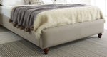 Lacey Winged Fabric Bed - 4ft 6in Double 