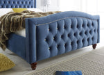 Brooke Fabric Chesterfield Bed - 4ft Small Double 