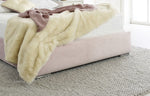 Rosa Chesterfield Winged Fabric Bed - 6ft Super King Size 