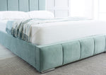 Penelope Green Fabric Bed - 4ft 6in Double 