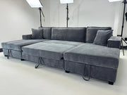 Camden Sofa Bed - Grey U Shape Corner - 312 x 166 x 166 CM