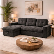 Palermo Sofabed | Grey Universal Corner | 250 x 156 CM