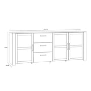 Bohol Large Sideboard in Riviera Oak/Navy