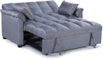 black sofa bed