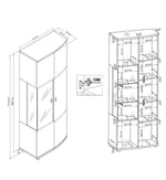Dera 32 Tall Display Cabinet 70cm