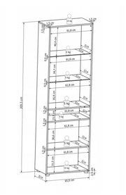 Mosaic 13 Tall Display Cabinet