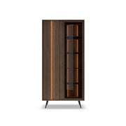 Amaro Tall Display Cabinet 94cm