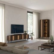 Amaro Tall Display Cabinet 94cm