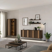 Amaro Tall Display Cabinet 94cm