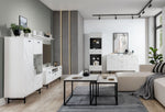 Veroli 04 Tall Display Cabinet 60cm [White] - Lifestyle Image