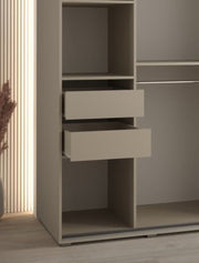 Additional Drawers For Dakota Wardrobe - Cashmere 