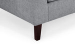 Aida Sofa Grey 2 Seater - 151 CM 