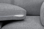 Aida Sofa Grey 2 Seater - 151 CM 