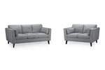 Aida Sofa - Grey 3+2 Set - 206 x 150 CM 